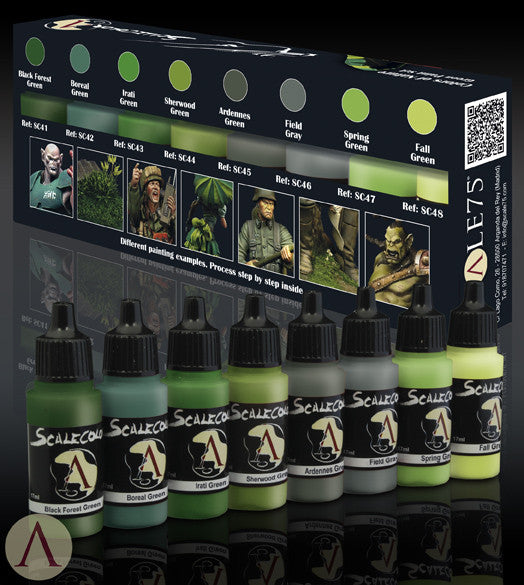 Scale75: Colors Of Nature Green Paint Set