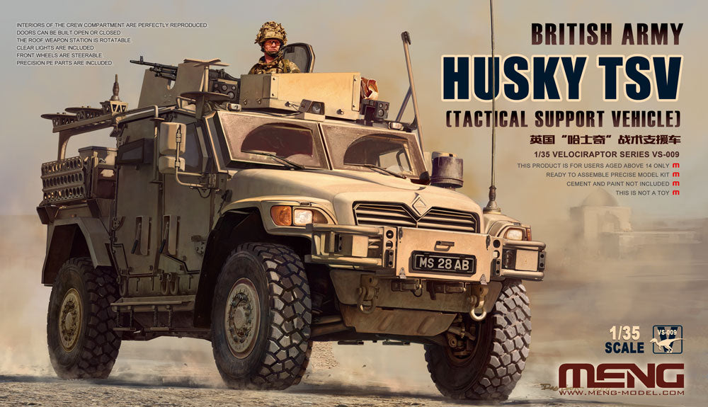 Meng: 1/35 British Army Husky TSV (Tactical Support Vehicle)