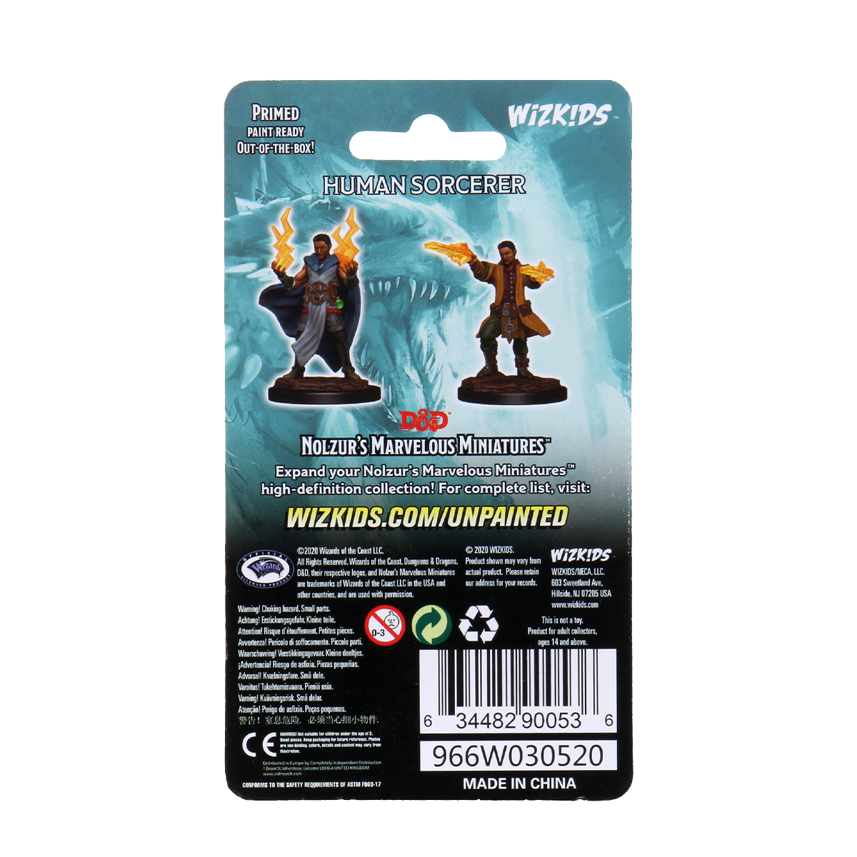 D&D Nolzur's Marvelous Miniatures: Male Human Sorcerer