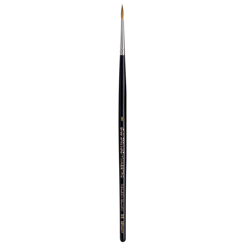 Da Vinci: Series 35 Maestro Kolinsky Brush - Long Tapered Round, Short Handle