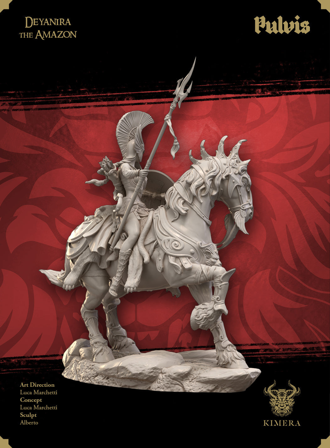 Deyanira, Mounted Amazon