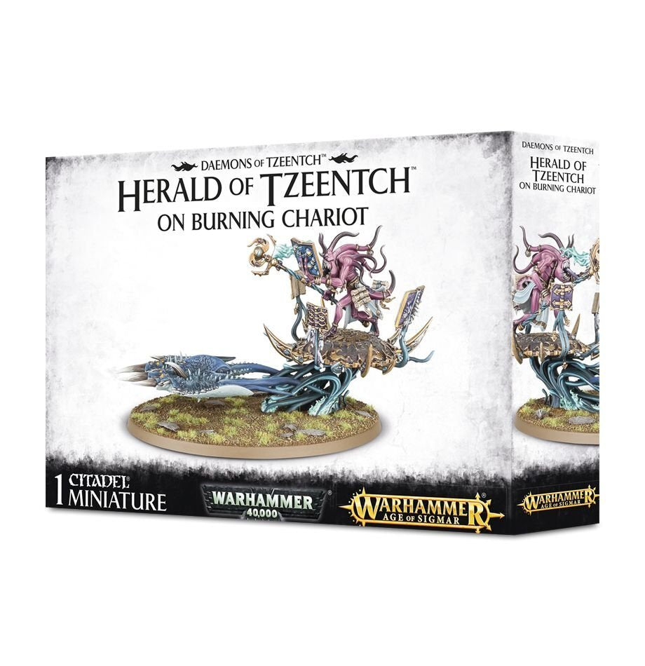 Tzeentch: Herald on Burning Chariot / Burning Chariot of Tzeentch / Exalted Flamer (Web)