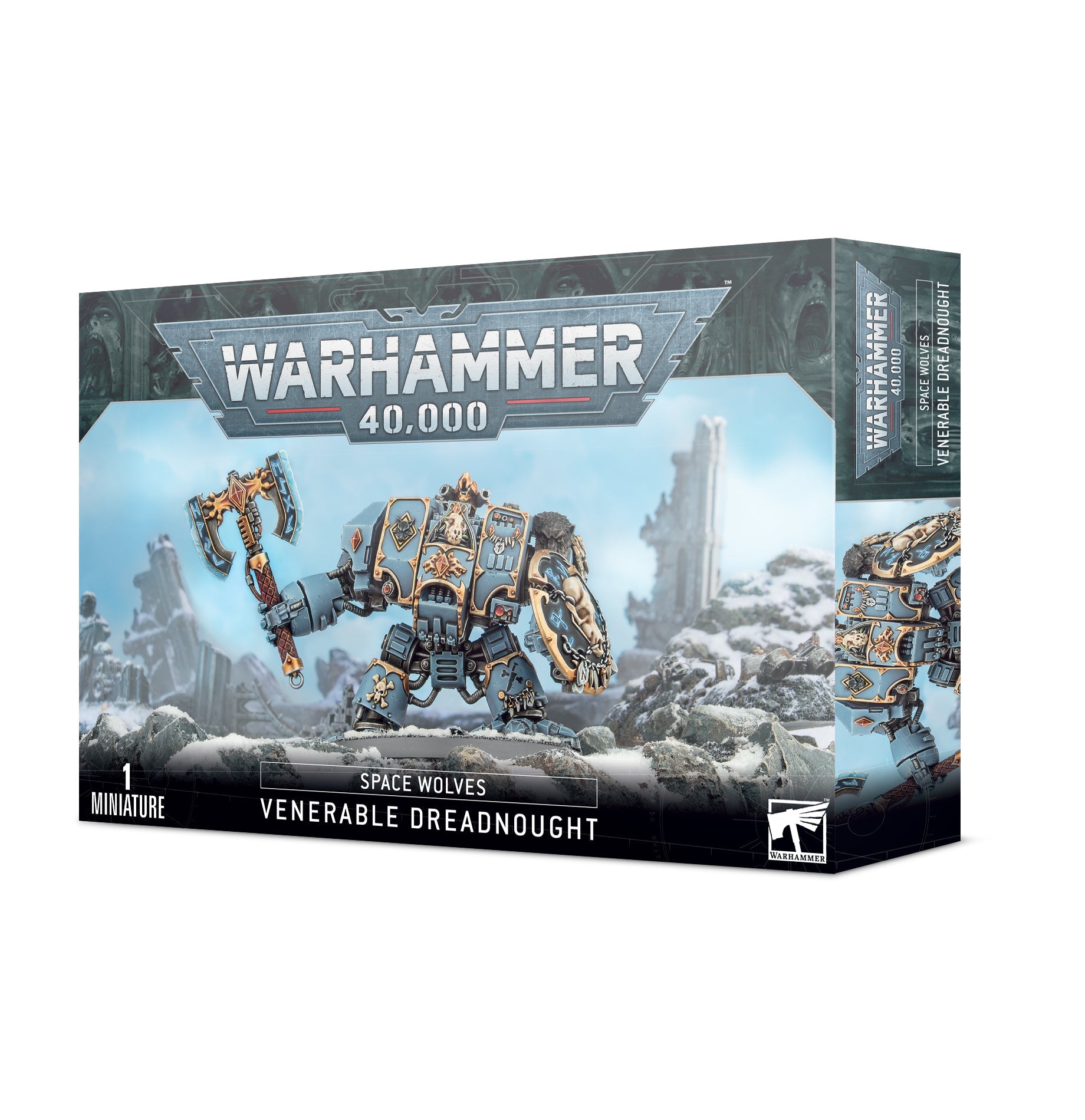 Space Wolves: Venerable Dreadnought / Bjorn the Fell-Handed / Murderfang