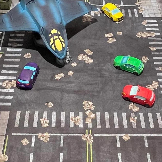 F.A.T. Mats: Intersection 3x3 Gaming Mat