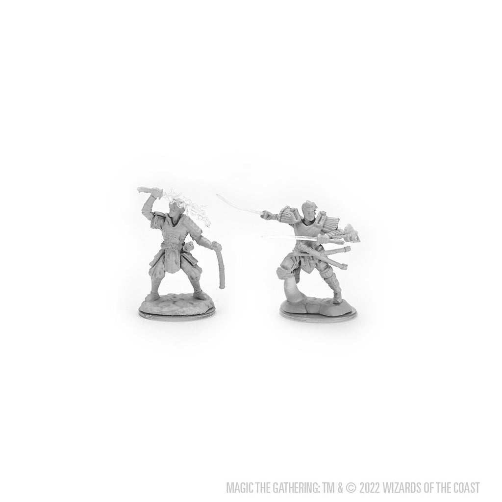 Magic: The Gathering Unpainted Miniatures: Raiyuu And Isshin