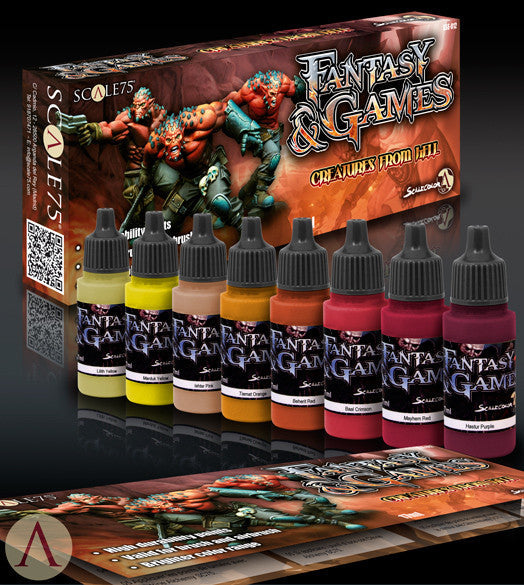 Scale75: Creatures From Hell Paint Set