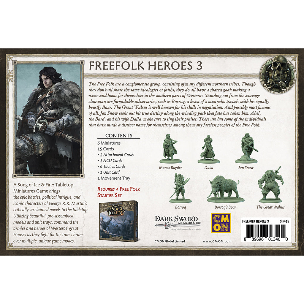 A Song of Ice and Fire - Free Folk: Heroes 3