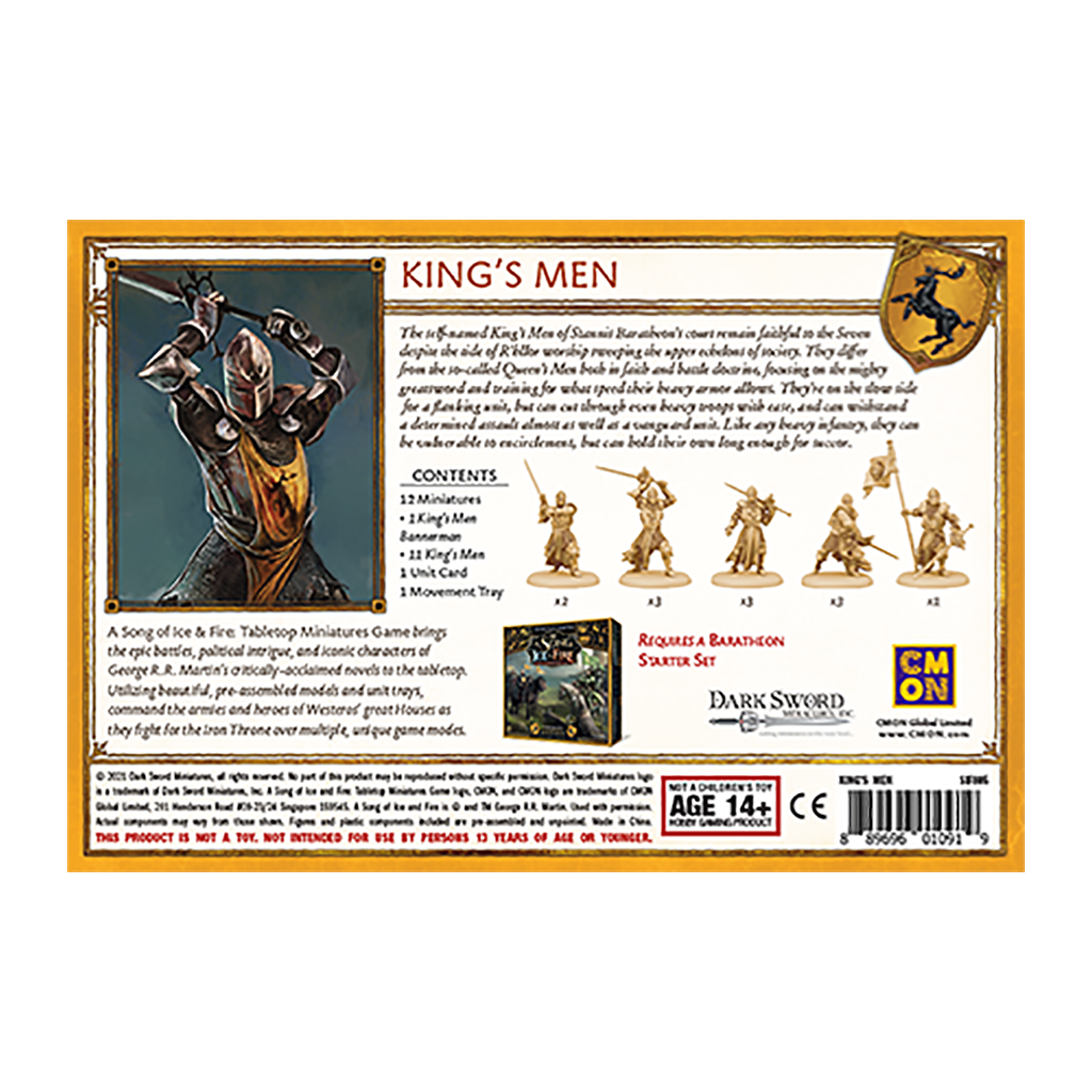A Song of Ice and Fire - House Baratheon: King's Men