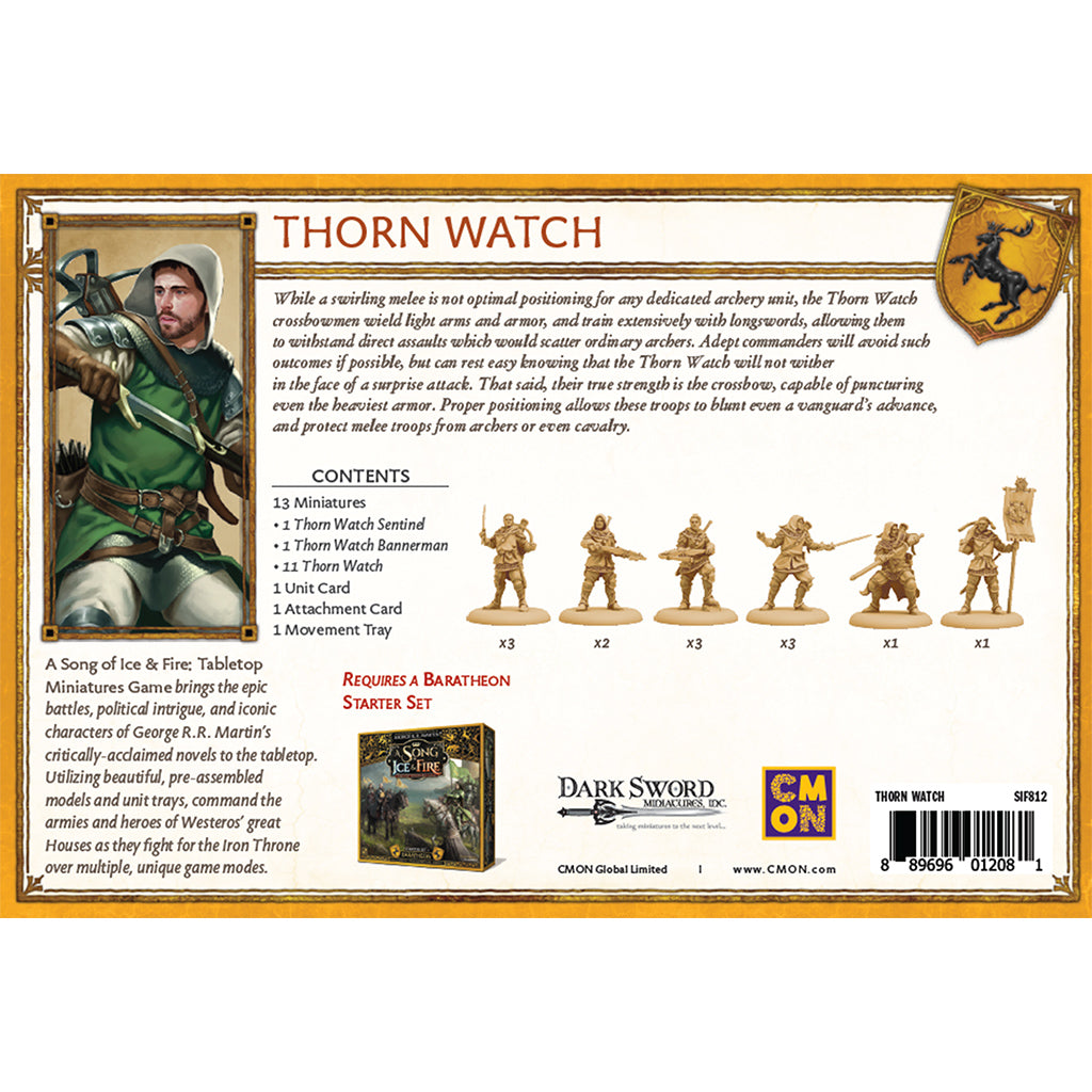 A Song of Ice and Fire - House Baratheon: Thorn Watch