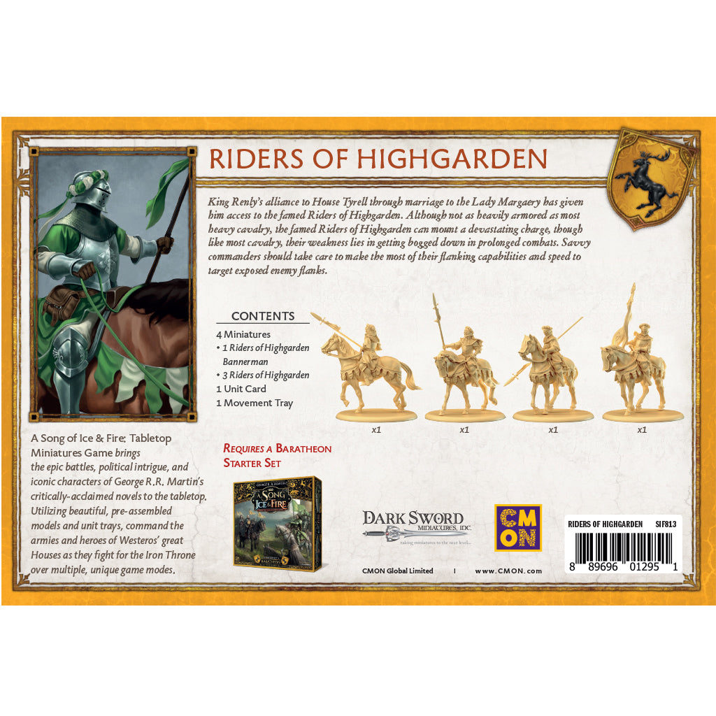 A Song of Ice and Fire - House Baratheon: Riders of Highgarden