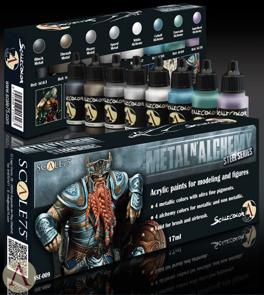 Scale75: Metal 'N' Alchemy Steel Paint Set
