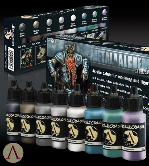Scale75: Metal 'N' Alchemy Steel Paint Set