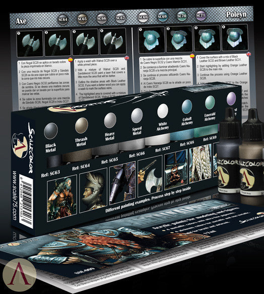 Scale75: Metal 'N' Alchemy Steel Paint Set