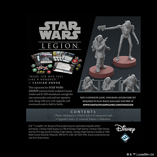 Rebel Alliance: Cassian Andor and K-2SO Commander Expansion