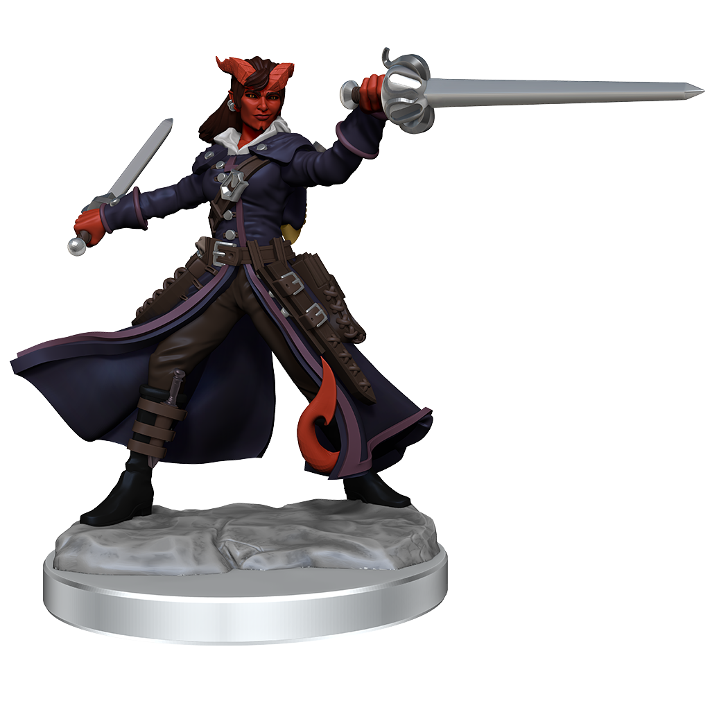 D&D Frameworks: Tiefling Rogue Female - Unpainted and Unassembled