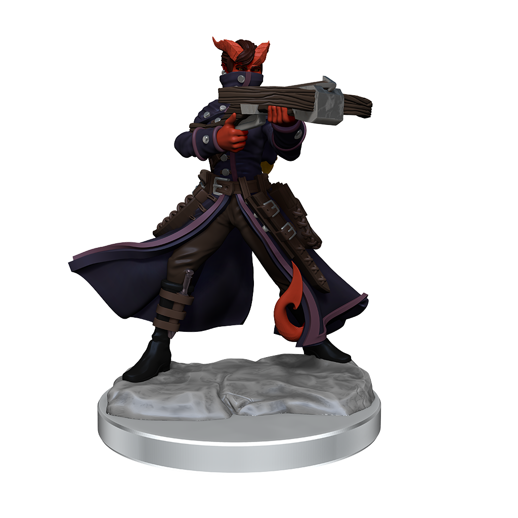 D&D Frameworks: Tiefling Rogue Female - Unpainted and Unassembled