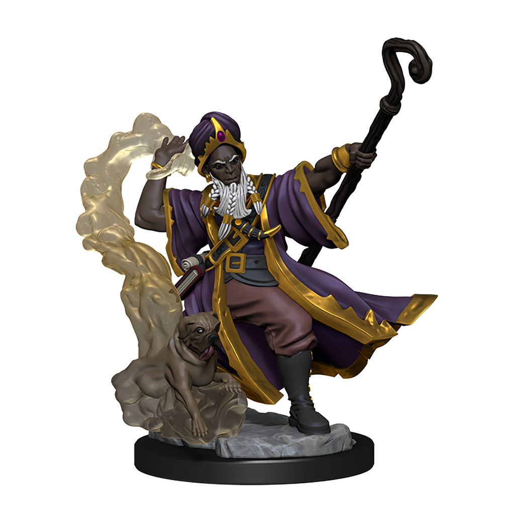 D&D Frameworks: Human Wizard Male - Unpainted and Unassembled