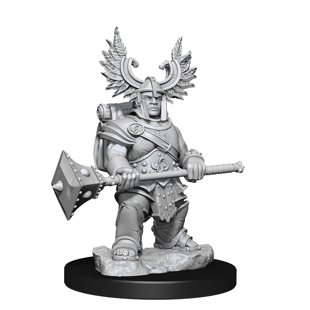 D&D Frameworks: Dwarf Barbarian Female - Unpainted and Unassembled