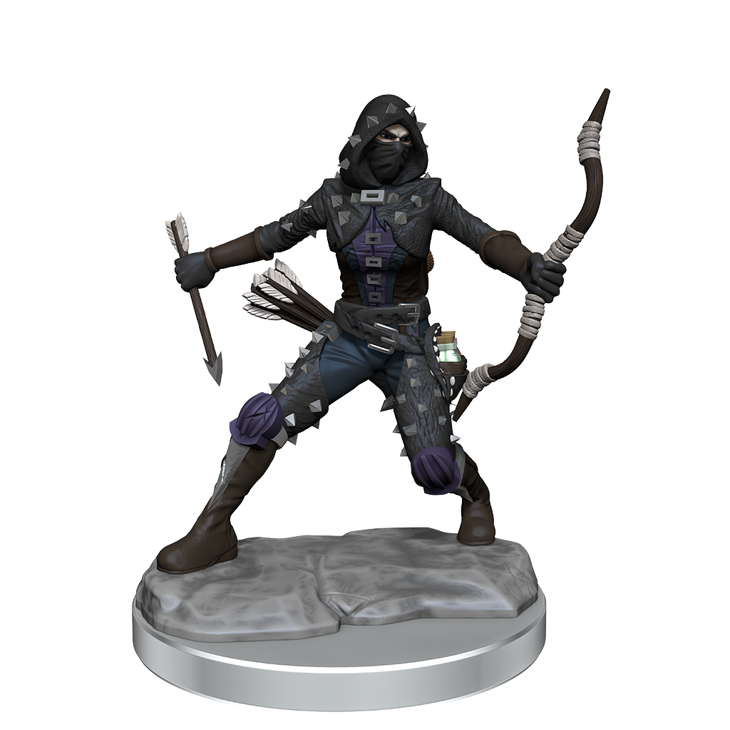 D&D Frameworks: Human Rogue Female - Unpainted and Unassembled