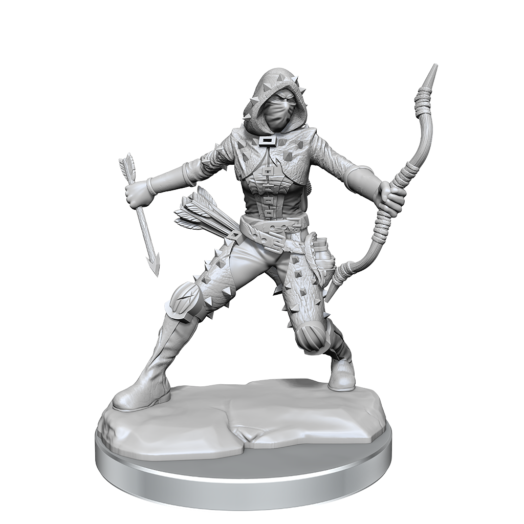 D&D Frameworks: Human Rogue Female - Unpainted and Unassembled