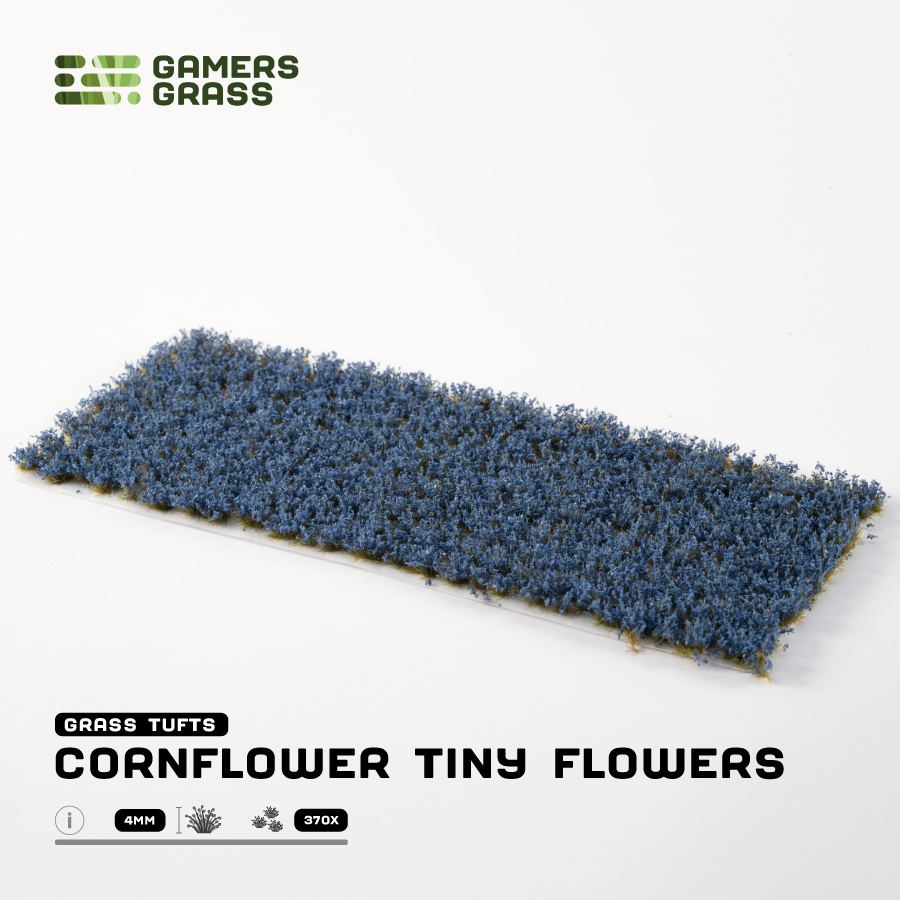 Gamers Grass: Cornflower Tiny Flowers