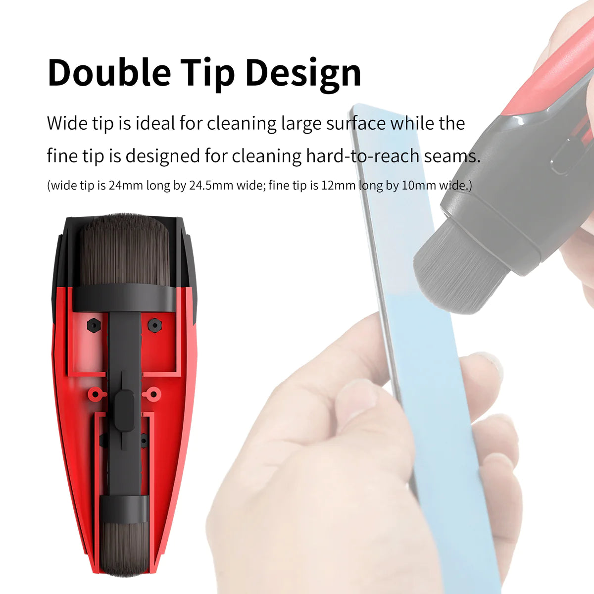 DSPIAE: Retractable Dust Brush Double Head