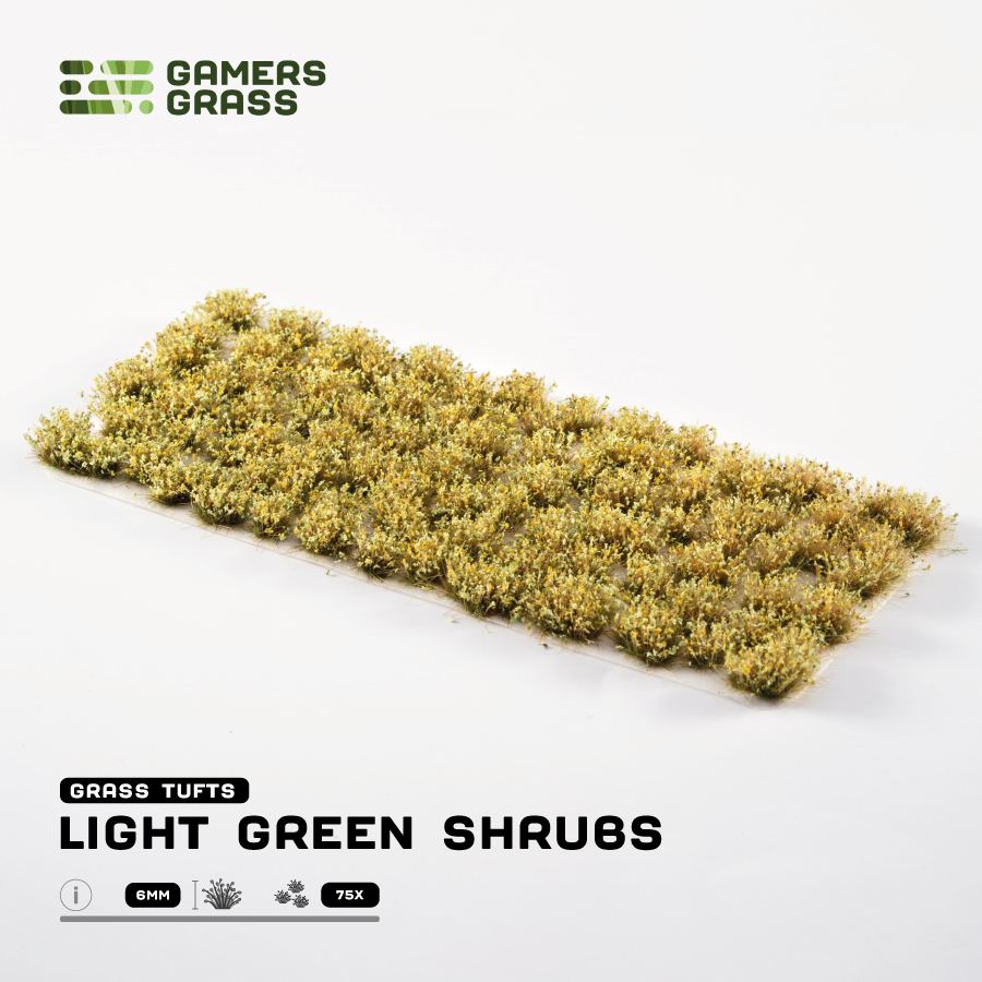 Gamers Grass: Light Green Shrubs