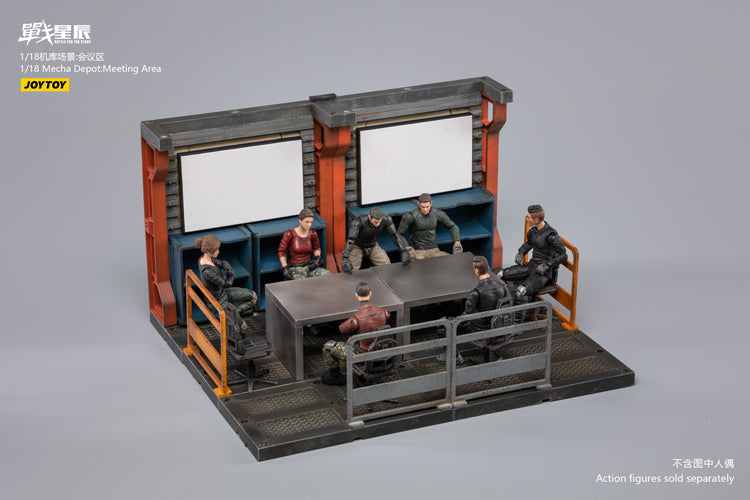 Joytoy: 1/18 Mecha Depot: Meeting Area Diorama