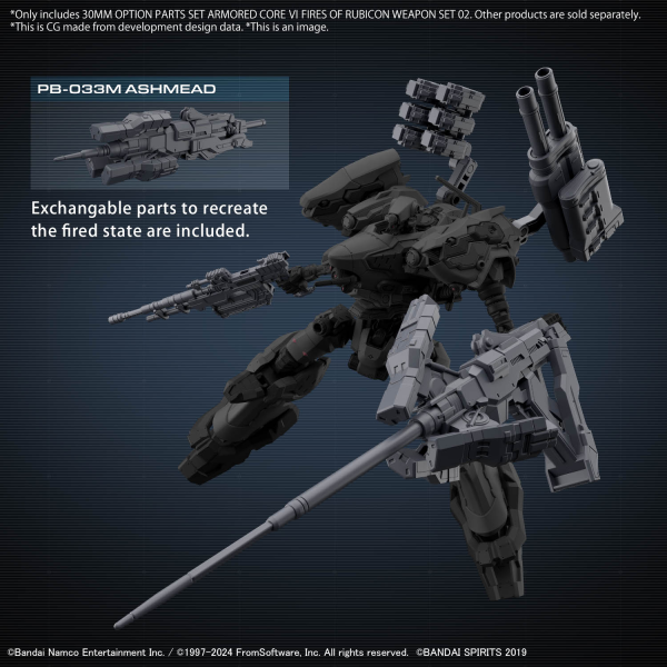 30MM Option Parts Set Armored Core VI Fires of Rubicon Weapon Set 02 [Q1 2025]