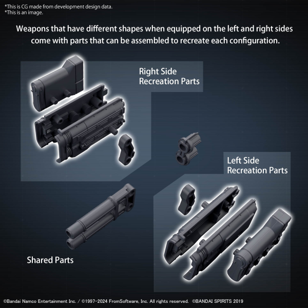 30MM Option Parts Set Armored Core VI Fires of Rubicon Weapon Set 02 [Q1 2025]