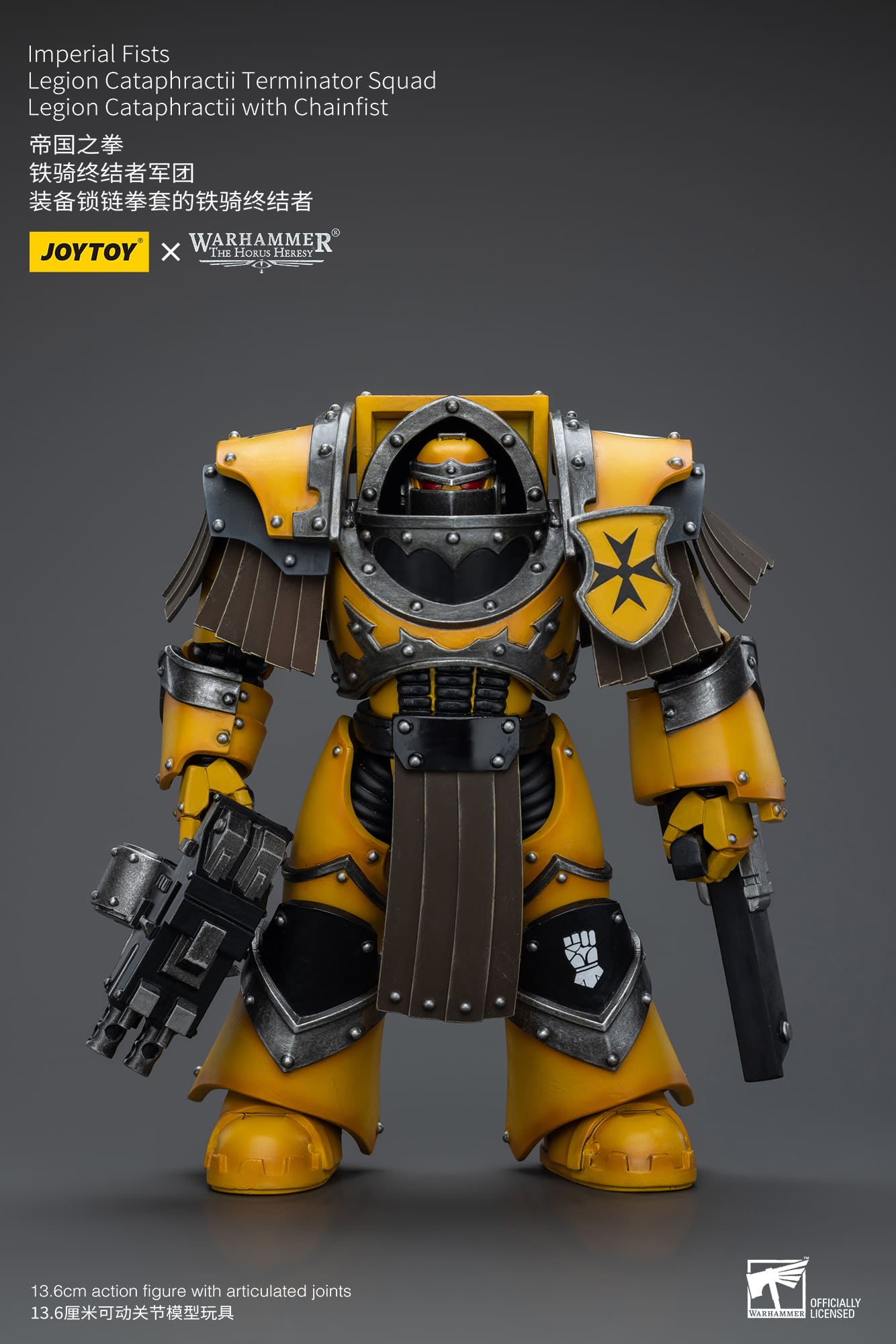 Joytoy: Imperial Fists Legion Cataphractii Sergeant with Chainfist