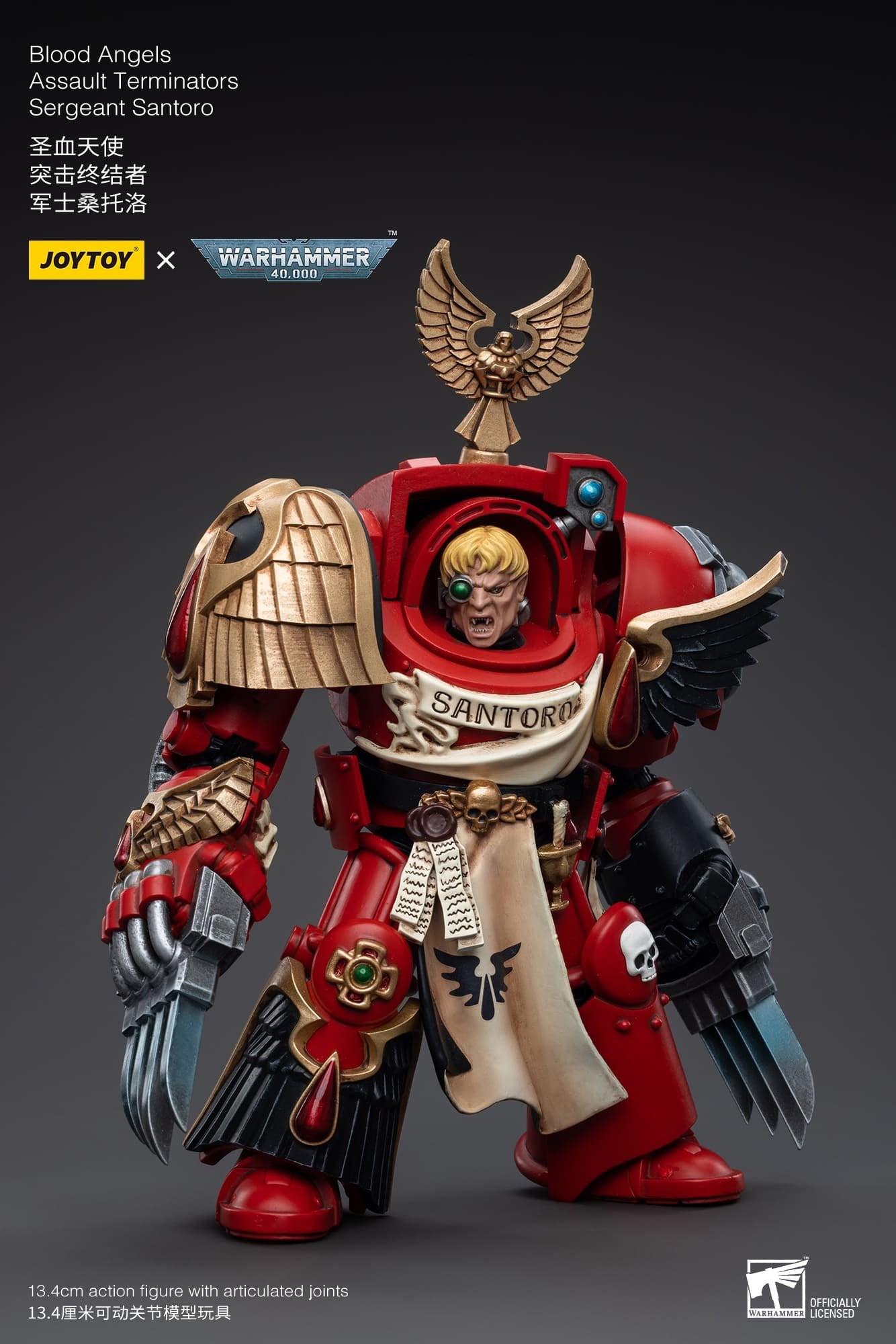 Joytoy: Blood Angels Assault Terminators Sergeant Santoro