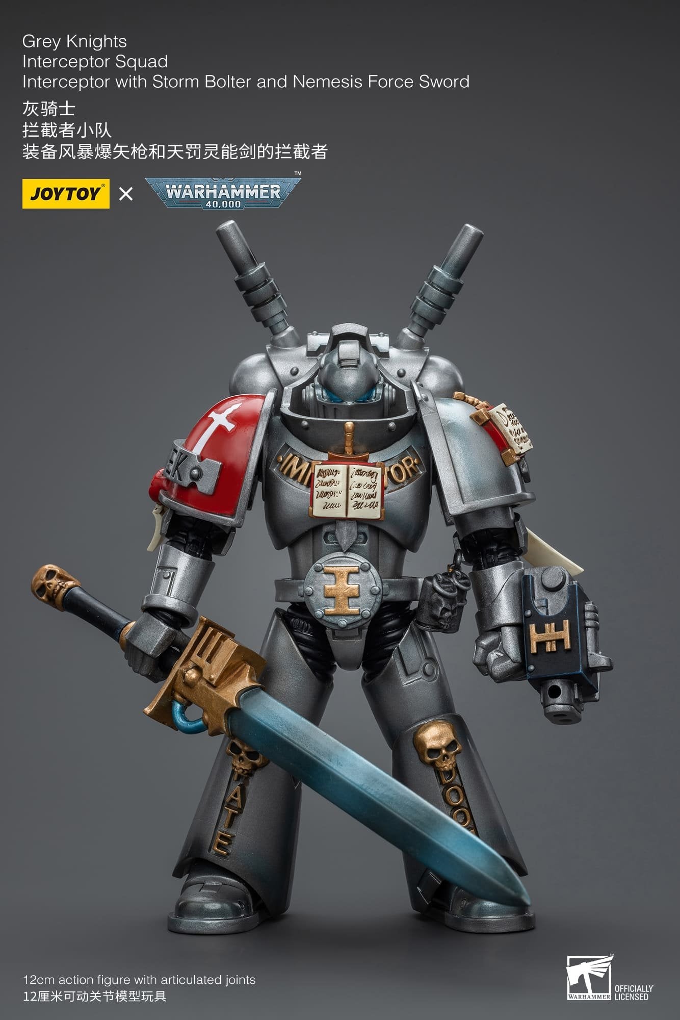 Joytoy: Grey Knights Interceptor Squad Interceptor with Storm Bolter and Nemesis Force Sword