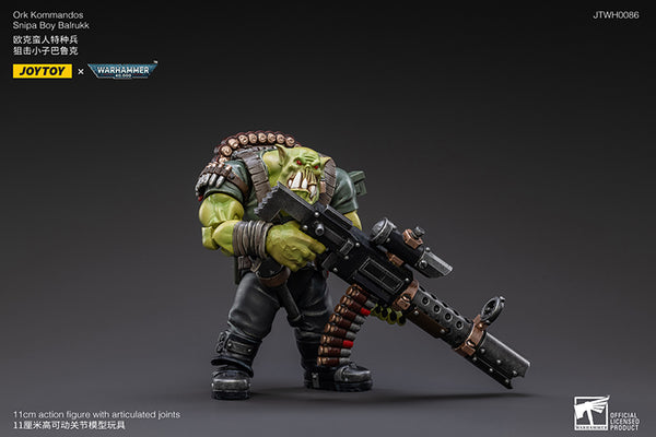 Joy Toy Warhammer 40K Ork Kommandos Burna Boy Ragrob 1/18 Scale...