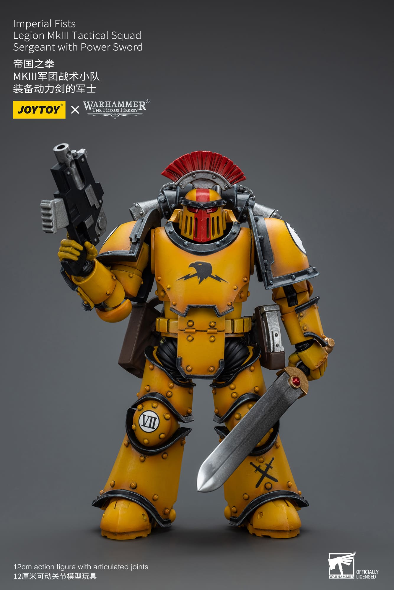 Joytoy: Imperial Fists Legion MkIII Tactical Squad Sergeant with Power Sword