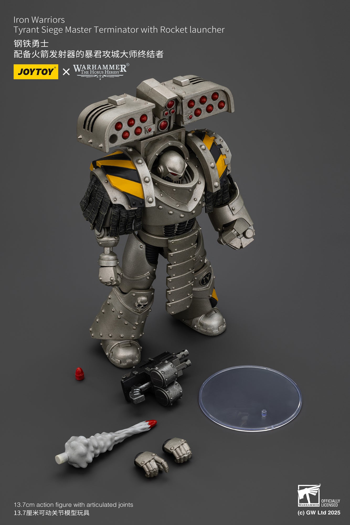 Joytoy: Iron Warriors Tyrant Siege Master Terminator with Rocket launcher
