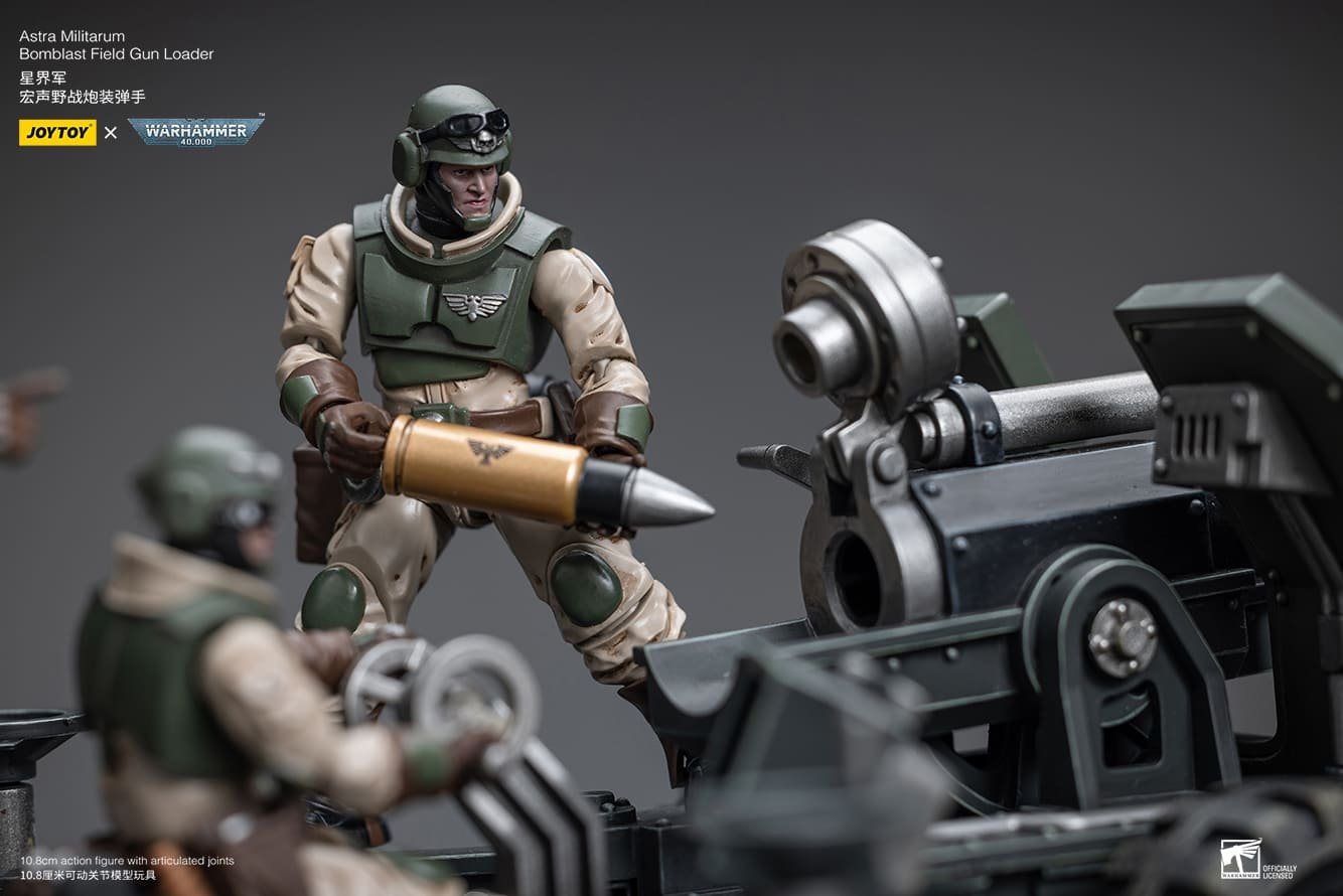 Joytoy: Astra Militarum Ordnance Team with Bombast Field Gun