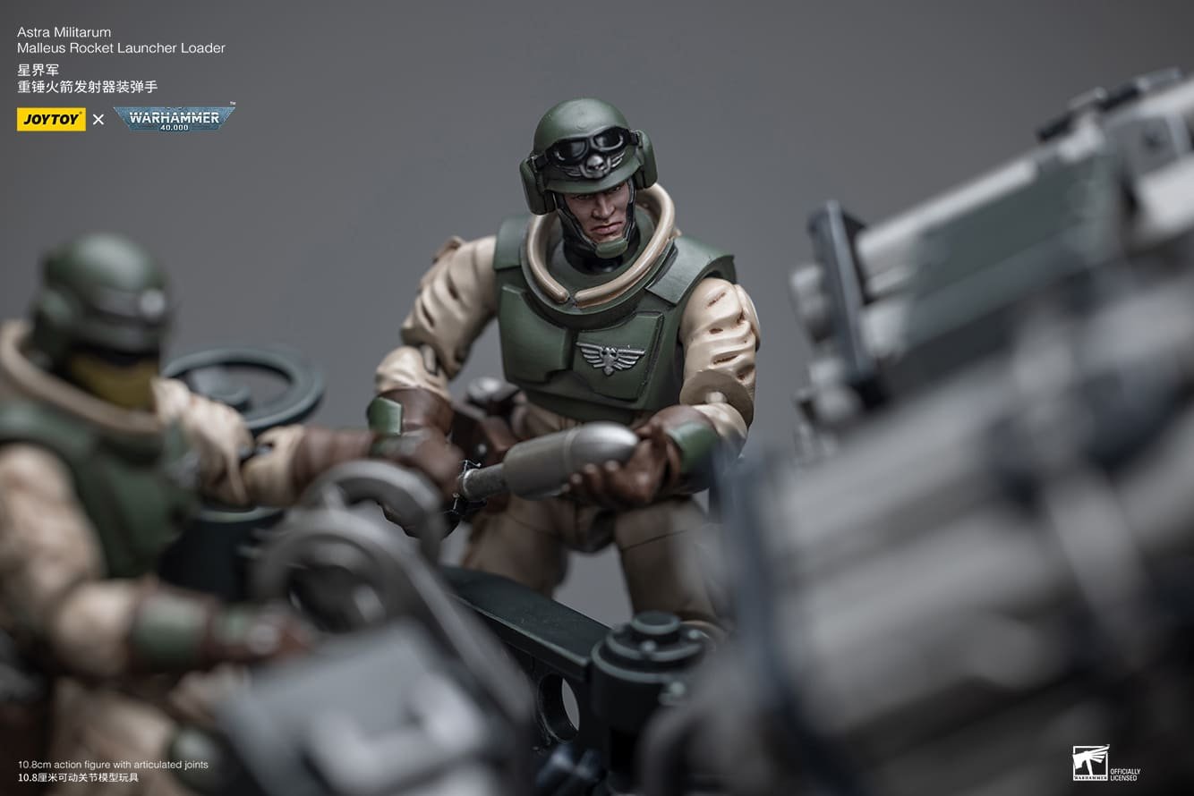 Joytoy: Astra Militarum Ordnance Team with Malleus Rocket Launcher