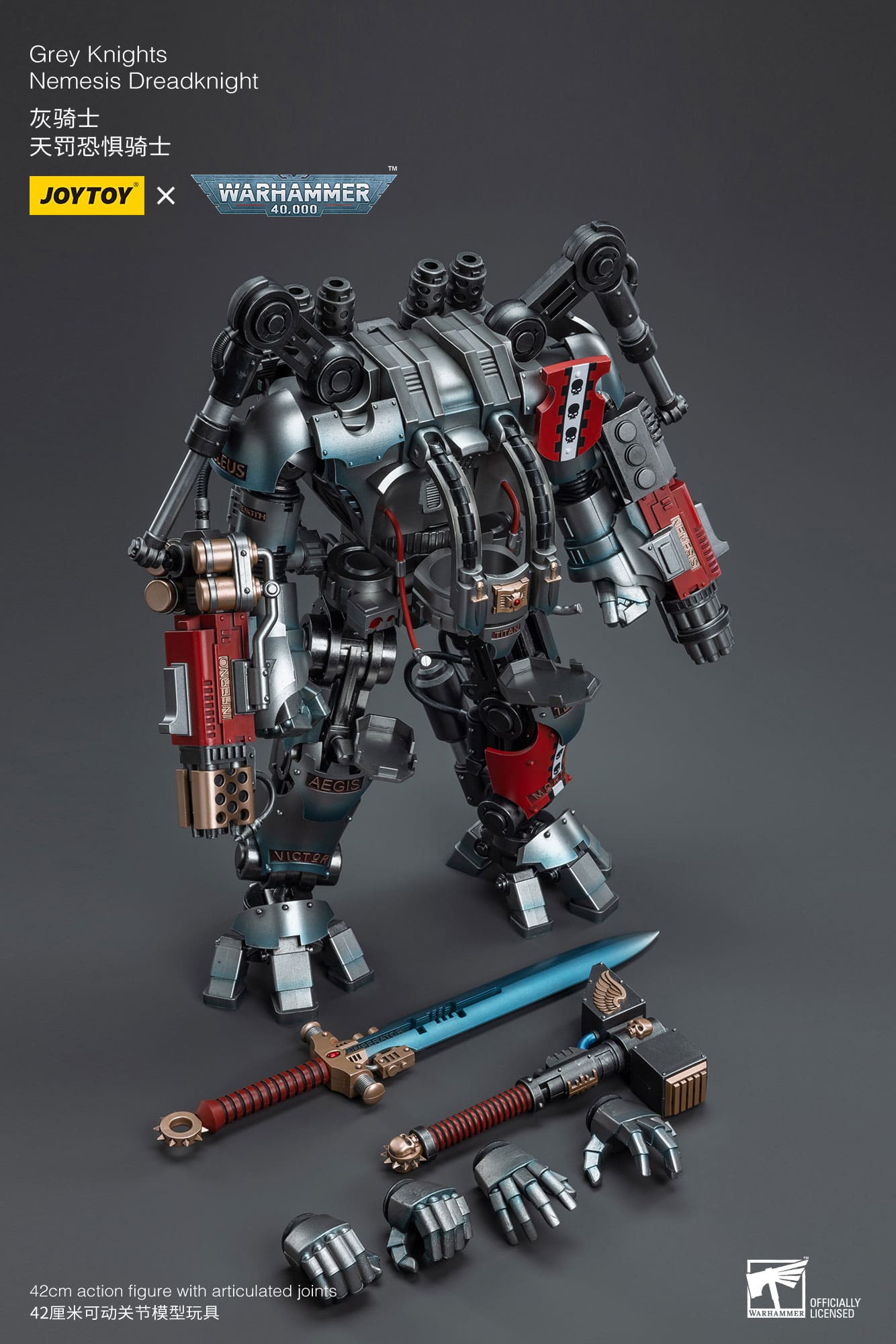 Joytoy: Grey Knights Nemesis Dreadknight (Including Grey Knights Terminator Caddon ibova)