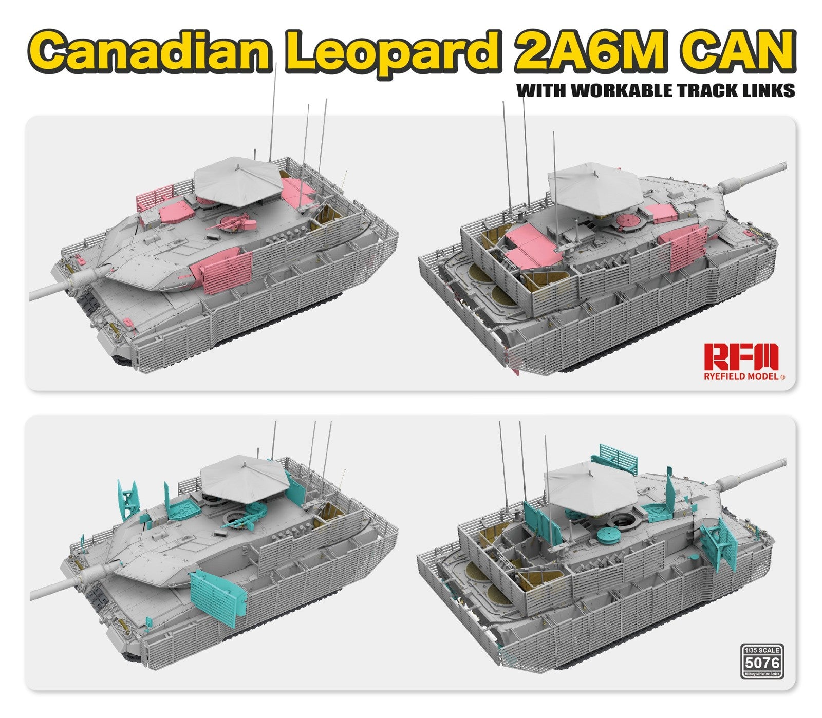 RFM: 1/35 Canadian Leopard 2A6M CAN w/ Workable Tracks