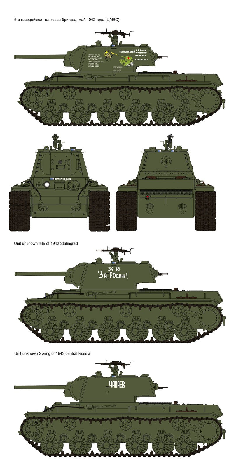 RFM: 1/35 Russian Heavy Tank KV-1 Model 1942 Simplified Turret