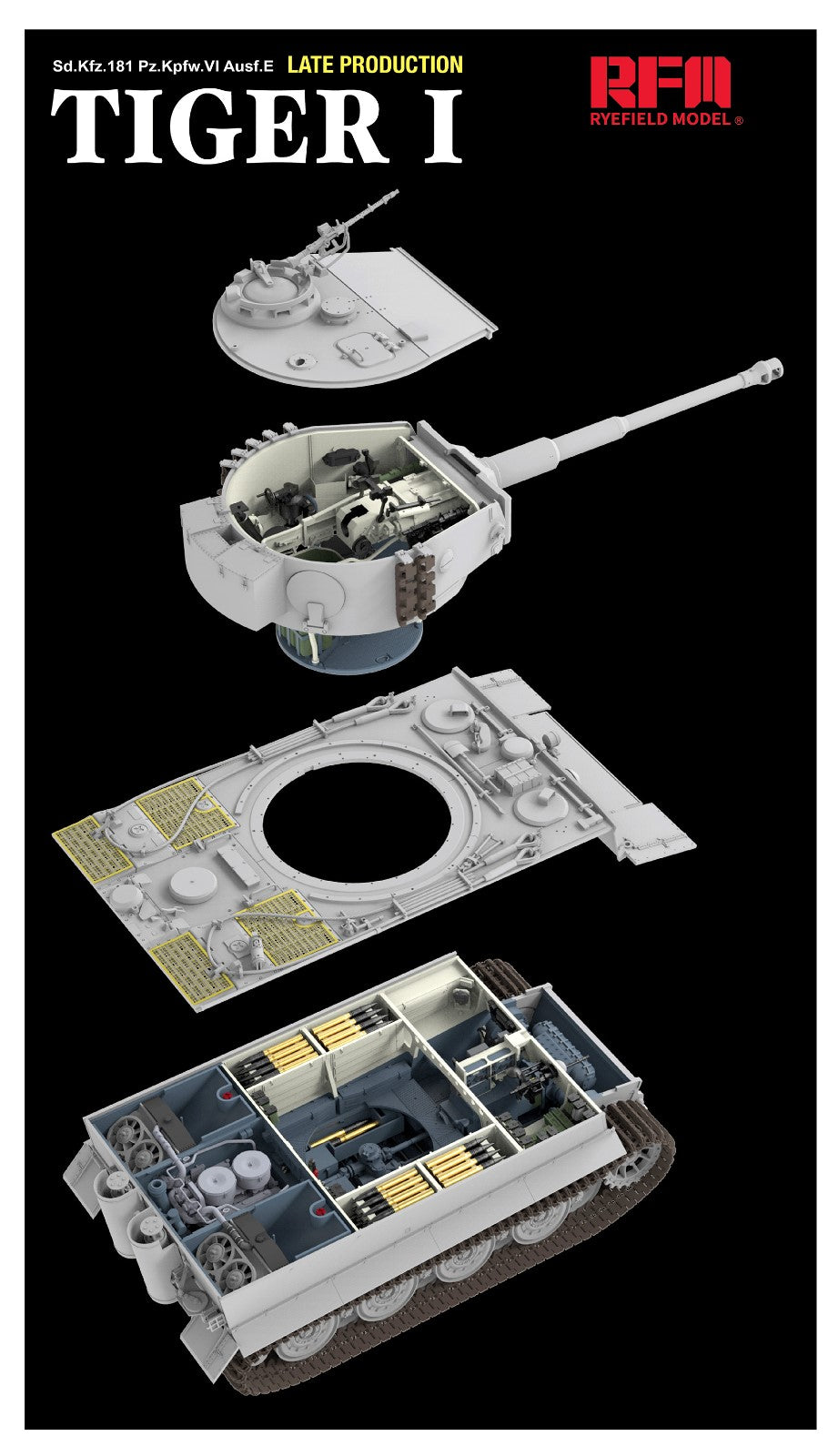 RFM: 1/35 Tiger I Late Production Zimmerit & Full Interior