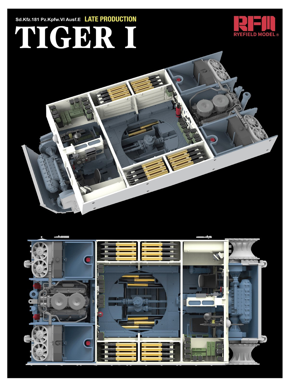 RFM: 1/35 Tiger I Late Production Zimmerit & Full Interior