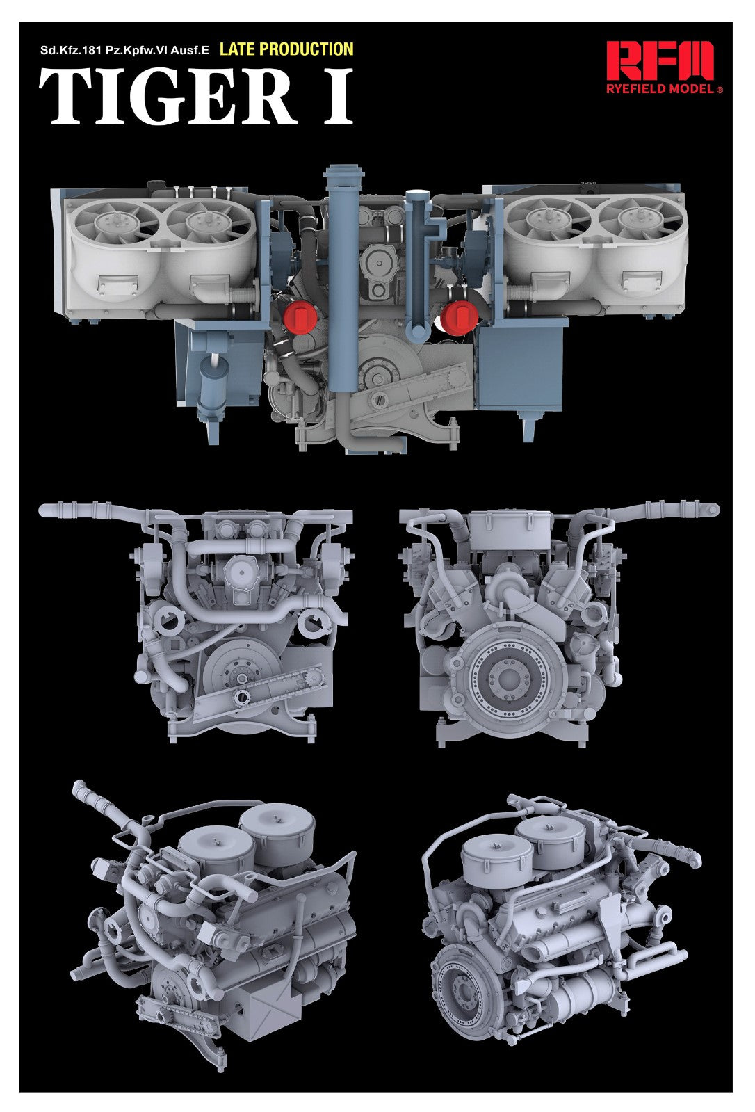 RFM: 1/35 Tiger I Late Production Zimmerit & Full Interior