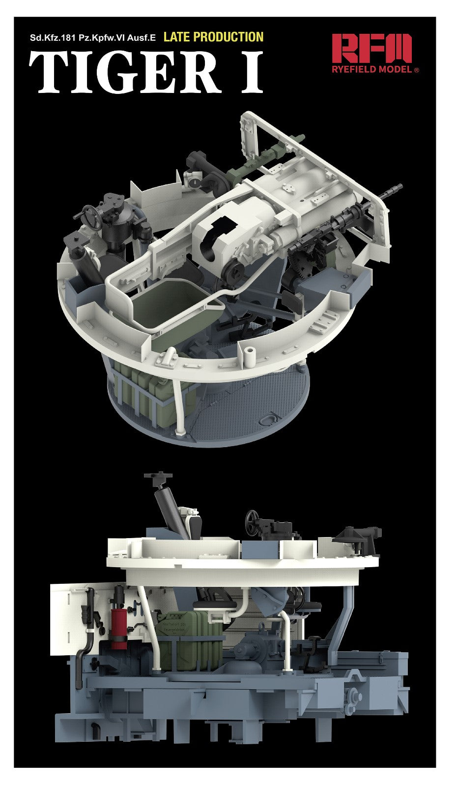 RFM: 1/35 Tiger I Late Production Zimmerit & Full Interior