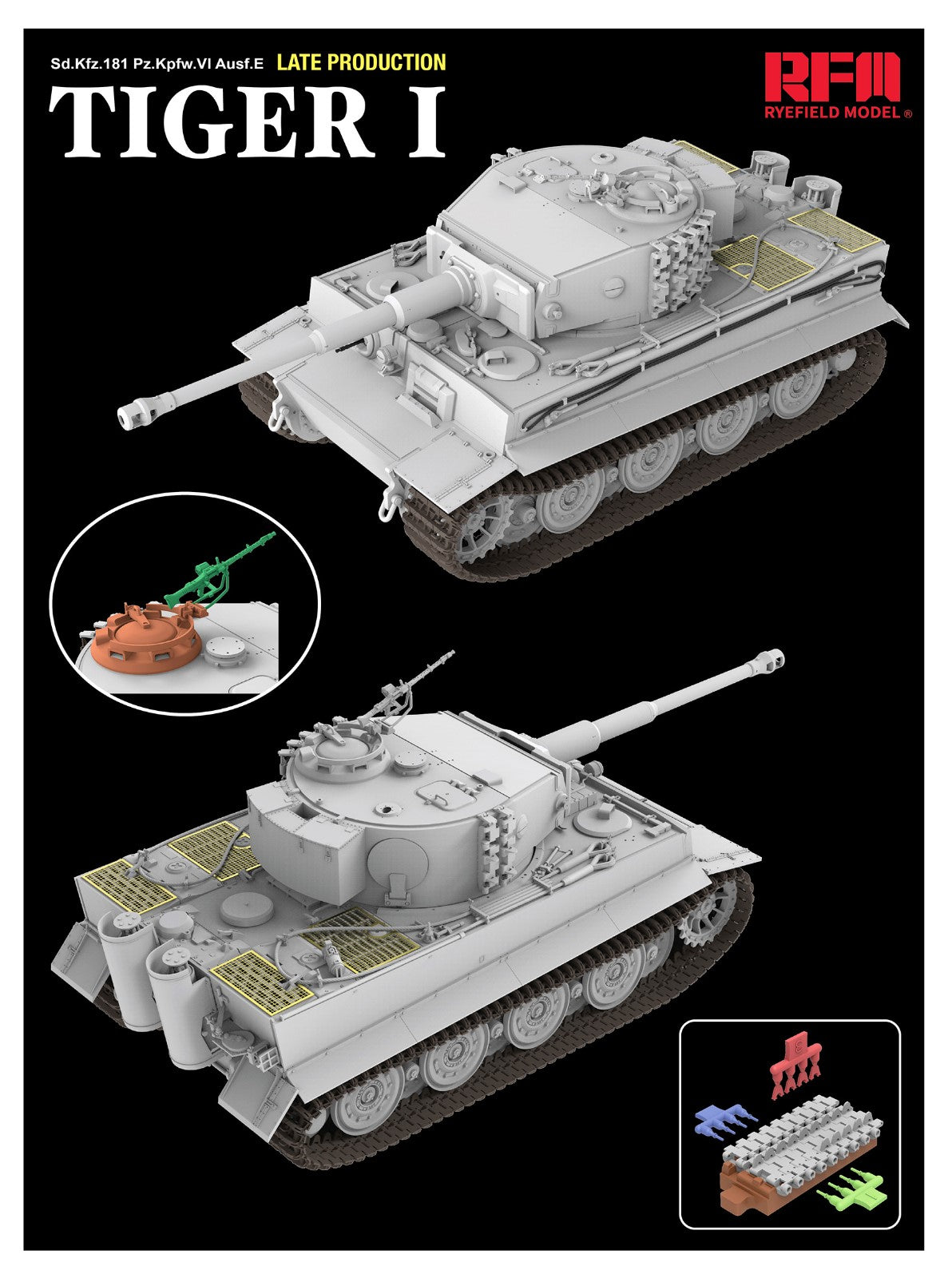 RFM: 1/35 Tiger I Late Production Zimmerit & Full Interior