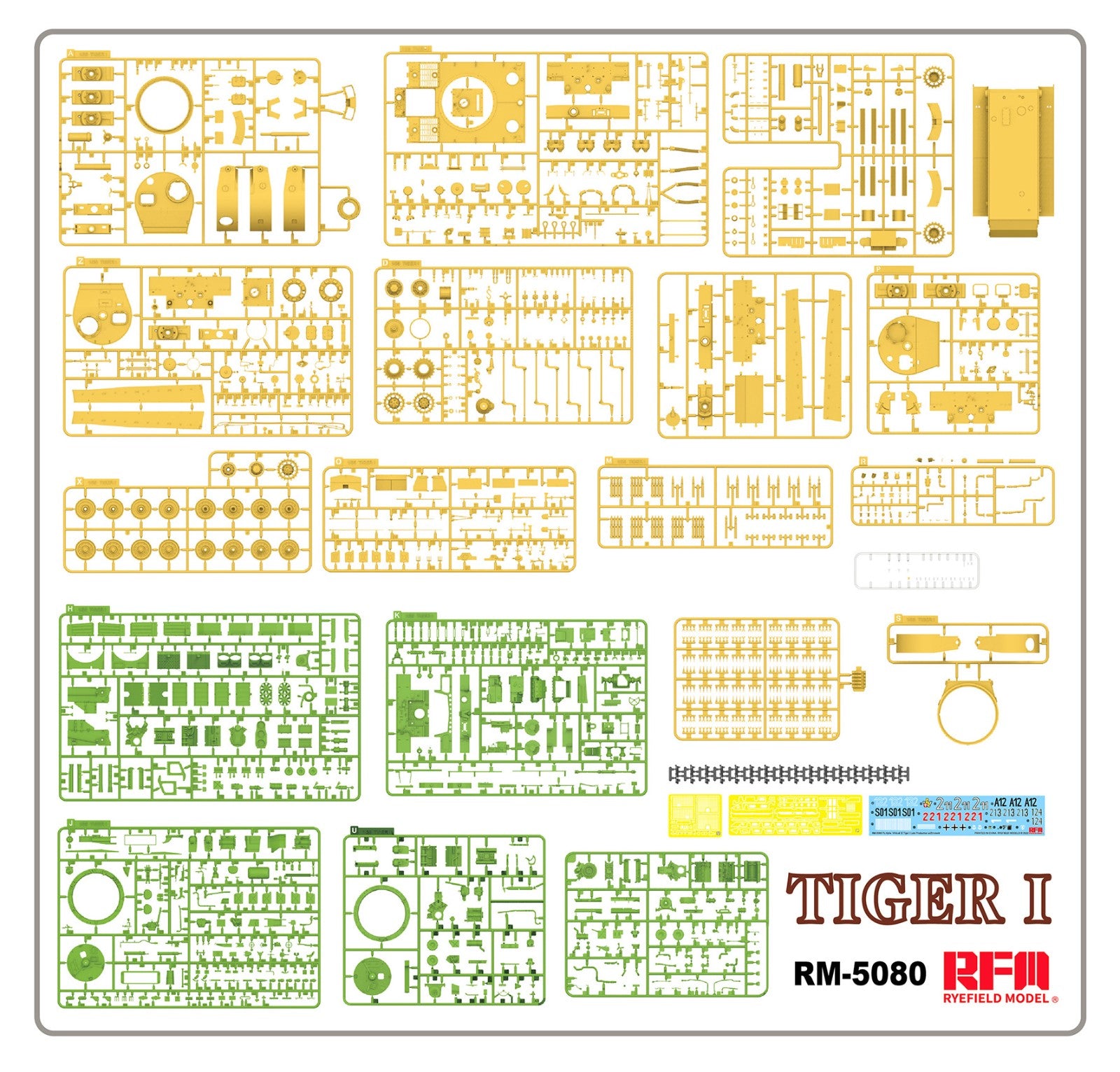 RFM: 1/35 Tiger I Late Production Zimmerit & Full Interior