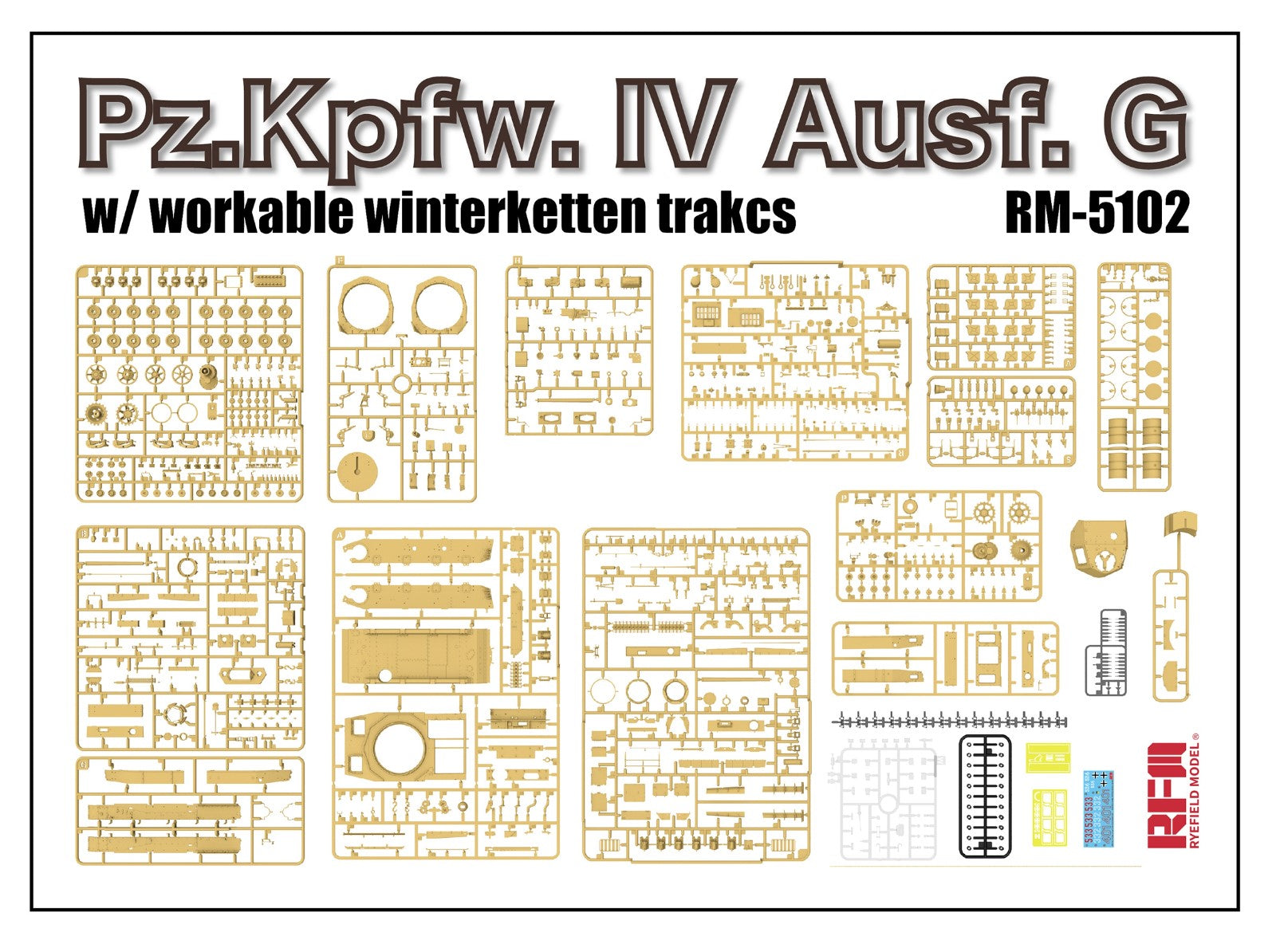 RFM: 1/35 Pz.Kpfw.IV Ausf.G w/Winterketten