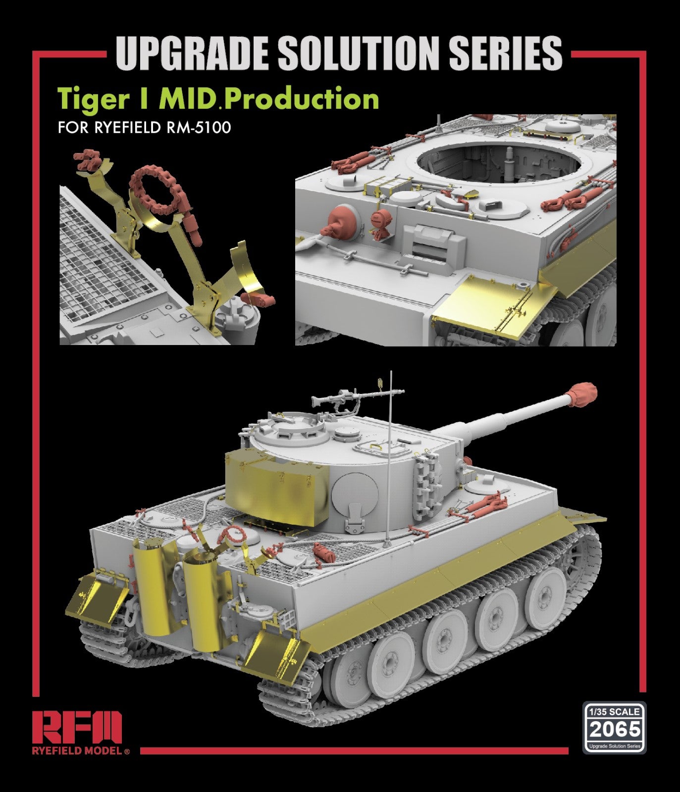 RFM: 1/35 Tiger I MID. Production Upgrade Set