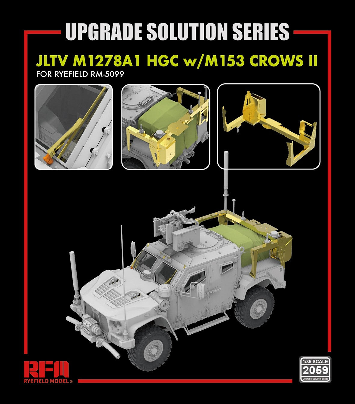 RFM: 1/35 JLTV M1278A1 HGC w/M153 CROWS II Upgrade Set